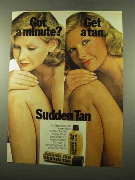 Coppertone Sudden Tan Ad Got A Minute Ebay