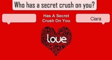 Check My Results Of Who Has A Secret Crush On You Facebook Fun App By