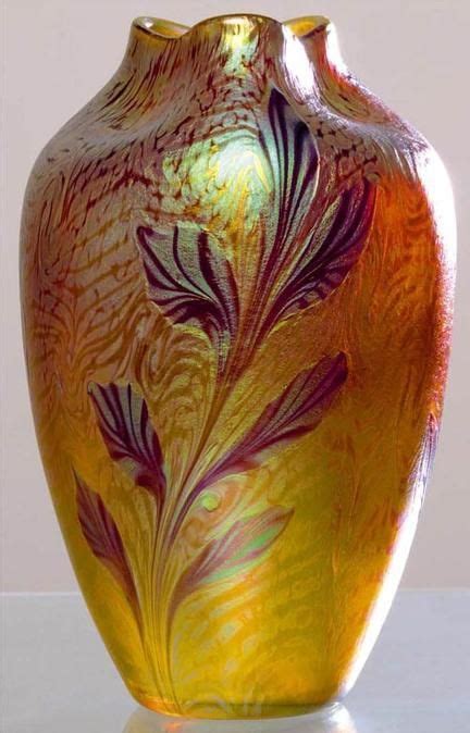 Retro crafts rose vase vases bohemian accessories vintage couture antique stores vintage ceramic vintage items vintage stuff. Loetz vase :: rare form with tri-fold top and inlaid ...