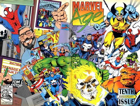 Starlogged Geek Media Again 1993 Marvel Age Magazine Celebrates 10