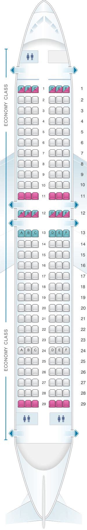 Seat Map Aer Lingus Airbus A320 Air Transat Asiana Airlines Seating