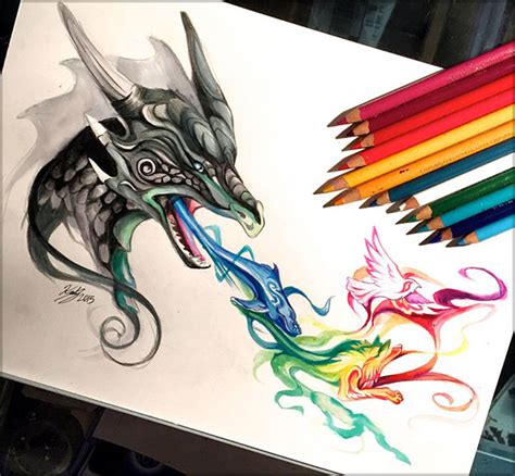 20 Amazing Colour Pencil Drawings By Katy Lipscomb