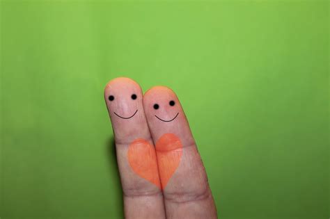 Fingerfacesheartloveemotion Free Image From