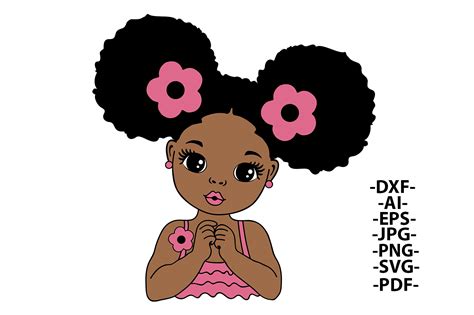 Peekaboo Girl Svg Afro Girl Svg Graphic By Uniqueminute Creative Fabrica