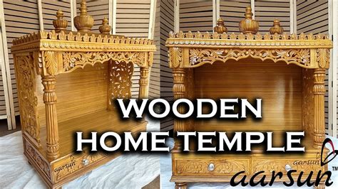 41 Teak Wood Home Mandir Puja Temple Designs Devghar Ideas Mandapam