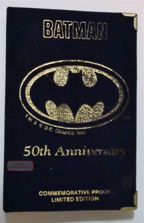 Batman 50 Year Anniversary The Joker 1 Troy Oz 999 Silver Coin Wbox
