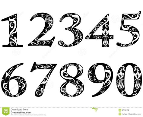 This is a generator for text fonts of the cool variety. Image result for number fonts free | Numbers typography ...