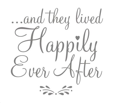 And They Lived Happily Ever After Etsy Cricut Wedding Wedding