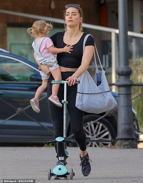Amber Heard Spends Quality Time With Her Daughter Oonagh As They Ride A