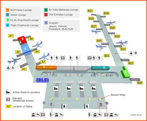 Jfk Terminal 7 Map Restaurants Map Resume Examples