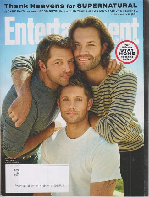 Jensen ackles talks about things he learned working on supernatural and his new projectsfor my fellow heller clowns that may be here: Entertainment Weekly May 2020 Jensen Ackles, Jared ...