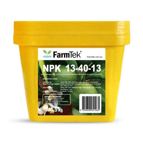 Farmtek Npk Fertilizer Trace Elements Commercial Grade