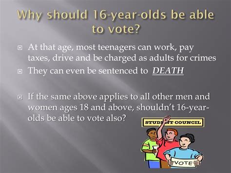 ppt should the voting age be lowered to 16 powerpoint presentation free download id 2701800