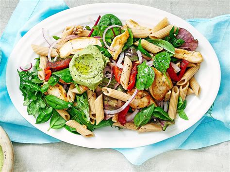 This Chicken Pasta Salad With Pesto Recipe Is A Simple And Scrumptious Dish That Can Be Made In