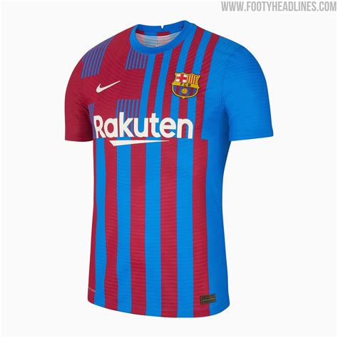 Fc Barcelona 21 22 Home Kit Revealed Footy Headlines