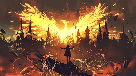 Fantasy Phoenix 4k Ultra Hd Wallpaper Background Image 3840x2160