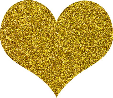 Golden Heart Png Transparent Images