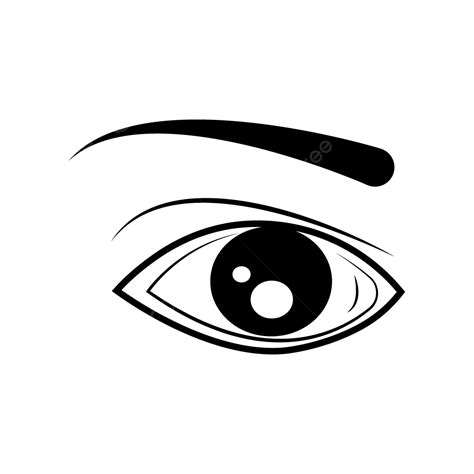 Eye Icon Silhouette Png Images Women S Eyes Icon Design Template