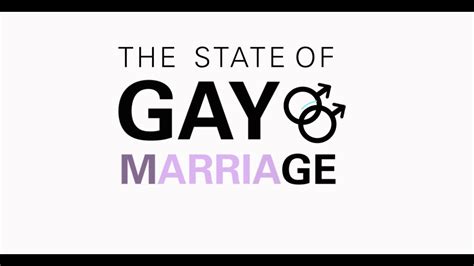 The State Of Gay Marriage In The U S Today Youtube