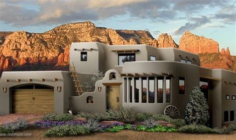 Southwest Style Pueblo Desert Adobe Home Cob Earthbag Ston House