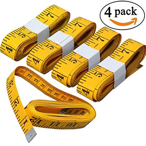 Buy Bslino 4pcs Tape Measure 300cm120 Inch Double Scale Soft Tape