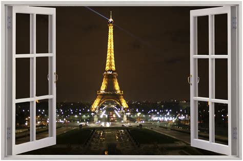 🔥 Download Eiffel Tower Paris Wall Stickers Mural Art Decal Wallpaper