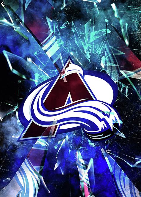 Colorado Avalanche Drawing By Leith Huber Fine Art America