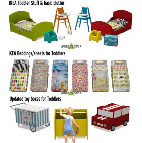 Toddler Stuff And Basic Clutter At Around The Sims 4 Sims 4 Updates