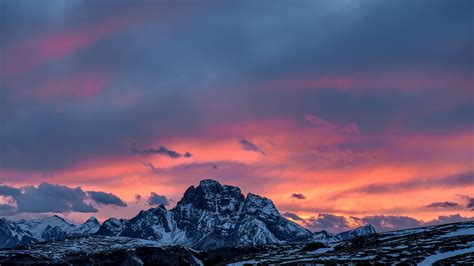 4k Mountains Sunset Peaks Wallpaper 3840x2160