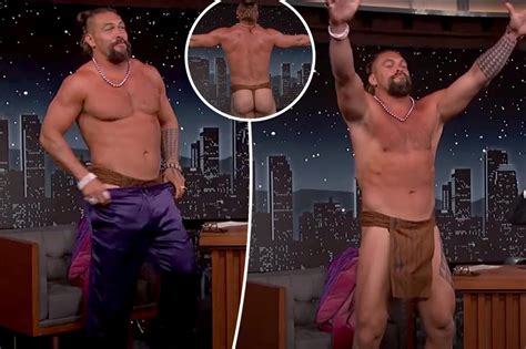 Page Six On Twitter Jason Momoa Strips Down In The Middle Of Jimmy