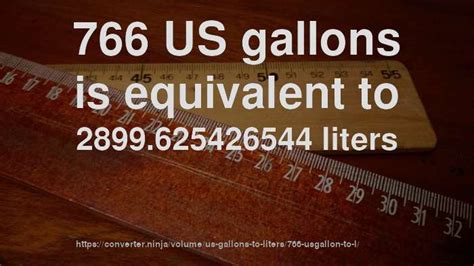 766 Usgallon To Liter How Much Is 766 Us Gallons In Liters Convert