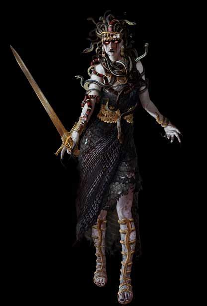Concept Art Medusa Assassins Creed Assassins Creed Wiki