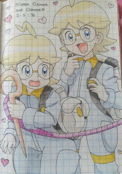 Clemont And Mirror Clemont Pokemon Characters Kingdom Mirror Mirrors