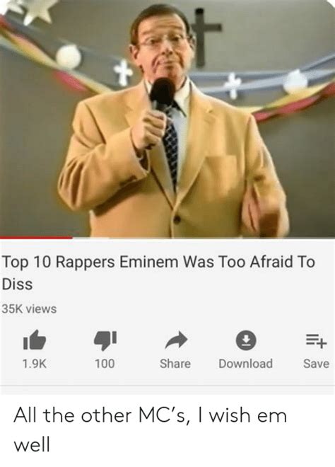Top 10 Rappers Eminem Was Too Afraid To Diss 35k Views 100 Share