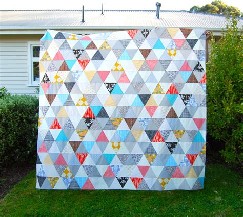 Equilateral Triangle Quilt Blogged Adriannenz Flickr