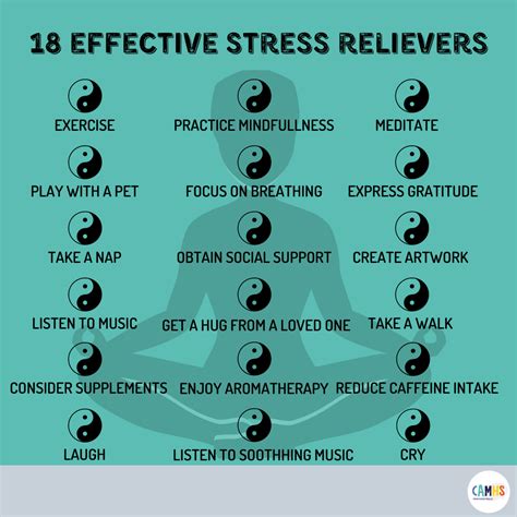 18 Effective Stress Relievers Camhs Professionals