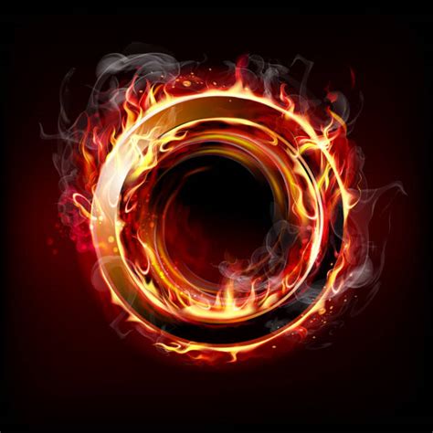 Flame Circle Illustrations Royalty Free Vector Graphics And Clip Art