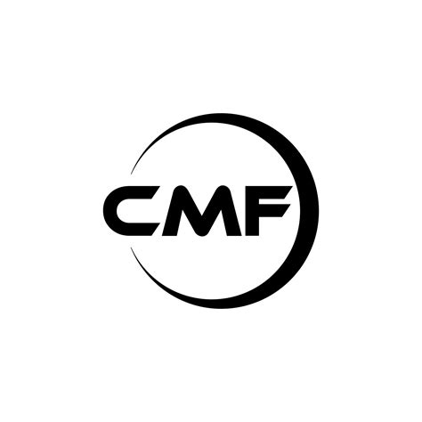 Cmf Letter Logo Design In Illustration Vector Logo Calligraphy