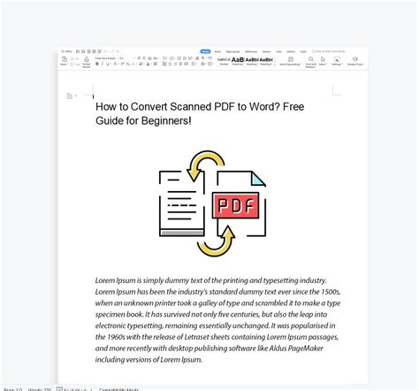 How To Convert Scanned Pdf To Word Free Guide For Beginners Wps Pdf Blog