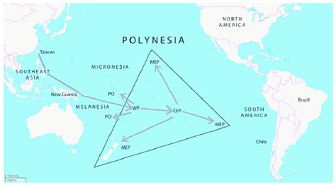 Map Of Polynesian Islands Islands With Names