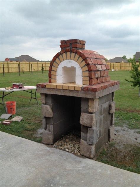 Trying our hand at building a little outdoor living fun. Diy pizza oven brick | Outdoor furniture Design and Ideas