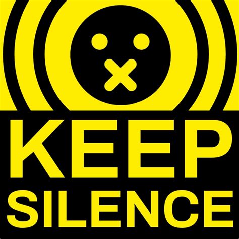 Keep Silence Sign Board Template Postermywall