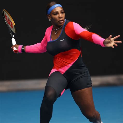 Serena Williams’s One Legged Catsuit Is A Subtle Shout Out To The Fastest Woman In The World
