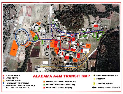 Alabama Campus Map
