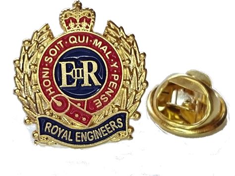 Royal Engineers Lapel Pin Badge Military Ebay