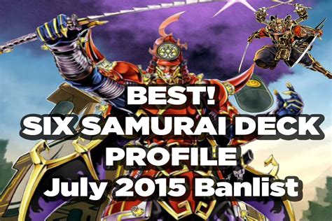 Make sure this fits by entering your model number. *YUGIOH* BEST SIX SAMURAI DECK PROFILE JULY 16th 2015 ...