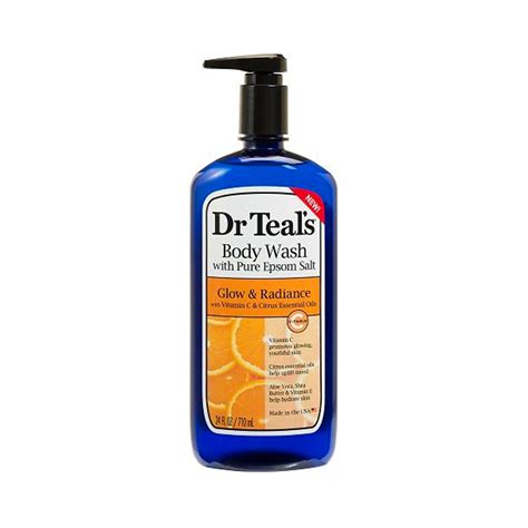 Dr Teals Glow And Radiance Body Wash With Pure Epsom Salt And Vitamin C