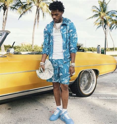 Rapper Lil Baby Outfitted In Dior And Virgil Ablohs Off