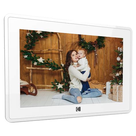 Kodak 10 Digital Picture Frame With Wi Fi And Rcf 106 White Bandh