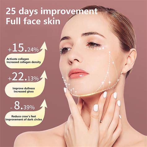 microcurrent v face shape face lifting ems facial slimming massager double chin remover led